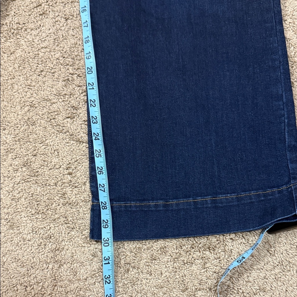 a.n.a Women's Deep Blue Wide Leg Jeans SKU0984 - Picture 5 of 9